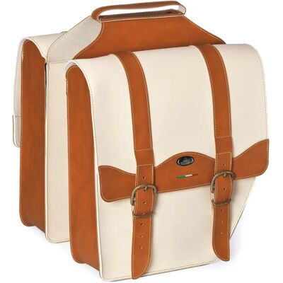 Monte Grappa Doppeltasche 17L Cruiser Vintage Cognac - Fahrradtasche Monte Grappa Doppeltasche 17L Cruiser Vintage Cognac - Fahrradtasche