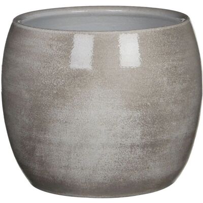 Mica Decorations Lester Runder Blumentopf - 18x20cm - Hellgrau Mica Decorations Lester Runder Blumentopf - 18x20cm - Hellgrau