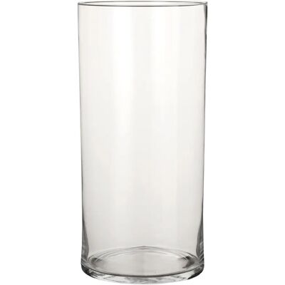 Mica Decorations Dani Vase en Verre Cylindrique - 40x19cm - Classique - Publicité Mica Decorations Dani Vase en Verre Cylindrique - 40x19cm - Classique - Publicité