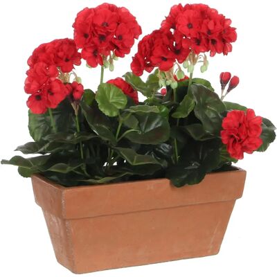 Marque Inconnue Plante Décorative PVC Rouge - Type de Plante - Publicité Marque Inconnue Plante Décorative PVC Rouge - Type de Plante - Publicité