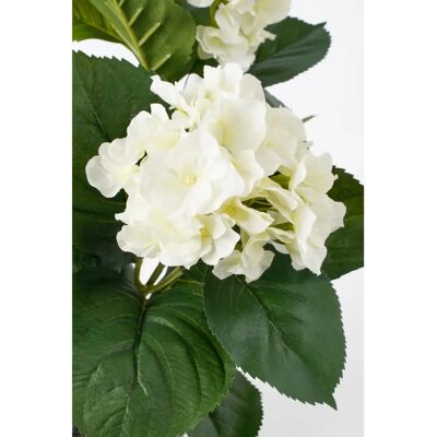 Mica Decorations Hortensia Kunstplant - 40cm - Terracotta/Wit - Woondecoratie Mica Decorations Hortensia Kunstplant - 40cm - Terracotta/Wit - Woondecoratie