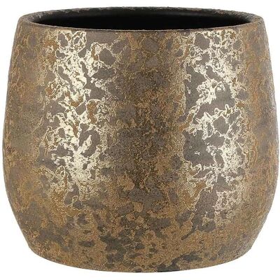 Mica Decorations Clemente Terrakotta Blumentopf - 32x25,5cm - Gold Mica Decorations Clemente Terrakotta Blumentopf - 32x25,5cm - Gold