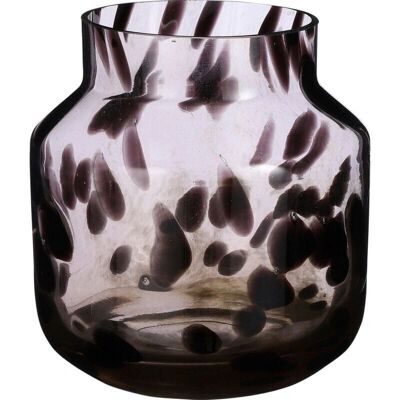 Mica Decorations Pantera Vaas - Gerecycled Glas - Bruin - 23 cm Mica Decorations Pantera Vaas - Gerecycled Glas - Bruin - 23 cm