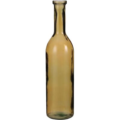 Mica Decorations Rioja Fles - Vase en verre recyclé - Ocre - 75cm - Publicité Mica Decorations Rioja Fles - Vase en verre recyclé - Ocre - 75cm - Publicité
