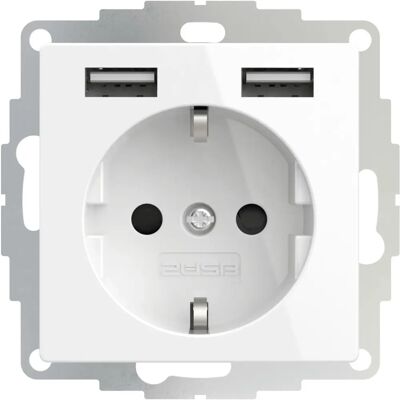 ICP RWG 2USB InCharge PRO - Gniazdko elektryczne z USB - Bezpieczeństwo dzieci IP20 ICP RWG 2USB InCharge PRO - Gniazdko elektryczne z USB - Bezpieczeństwo dzieci IP20