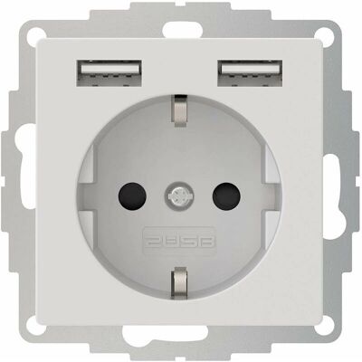 Gira 2U-449337 - Europäischer Elektrischer Stecker mit USB - IP20 Gira 2U-449337 - Europäischer Elektrischer Stecker mit USB - IP20