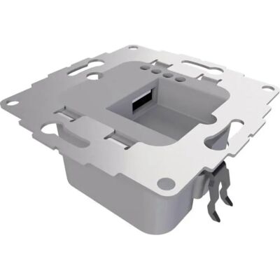 DISPLINE - Hellgrau 12W/2.4A USB-Wandsteckdose - Elektrischer Anschluss DISPLINE - Hellgrau 12W/2.4A USB-Wandsteckdose - Elektrischer Anschluss