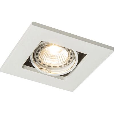 QAZQA Qure White Adjustable Recessed Spot Light - Recessed spot light QAZQA Qure White Adjustable Recessed Spot Light - Recessed spot light