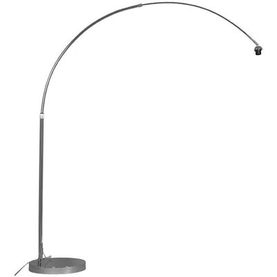 QAZQA Lampada da terra moderna ad arco cromata - Regolabile, compatibile E27 QAZQA Lampada da terra moderna ad arco cromata - Regolabile, compatibile E27