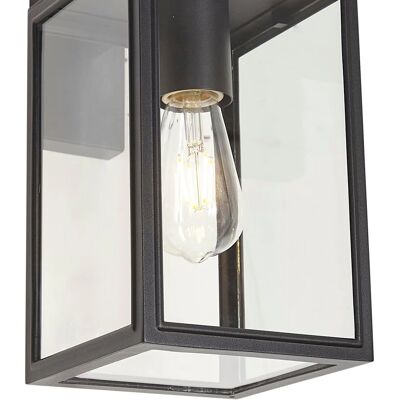 Applique Industriale Grigia Scura - Sutton Down - IP44 - E27 100W Applique Industriale Grigia Scura - Sutton Down - IP44 - E27 100W