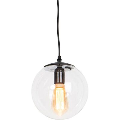QAZQA Modern Pendant Light - Transparent 20cm - PALLON QAZQA Modern Pendant Light - Transparent 20cm - PALLON