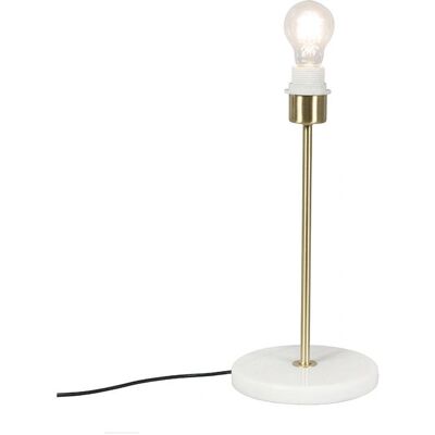 QAZQA Kaso Modern Table Lamp - Brass & Marble QAZQA Kaso Modern Table Lamp - Brass & Marble