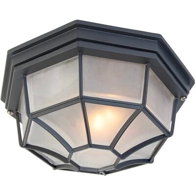 Lampada da Esterno Rustica - 26,5cm, Grigio Scuro Lampada da Esterno Rustica - 26,5cm, Grigio Scuro