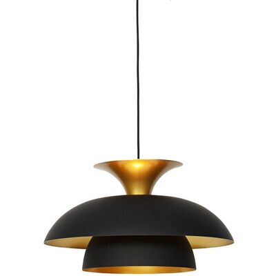Lampada a sospensione moderna rotonda - Nero/Oro - 60W Lampada a sospensione moderna rotonda - Nero/Oro - 60W