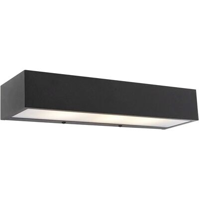 QAZQA Black Elongated Wall Lamp - HOUX - Suitable for LED QAZQA Black Elongated Wall Lamp - HOUX - Suitable for LED