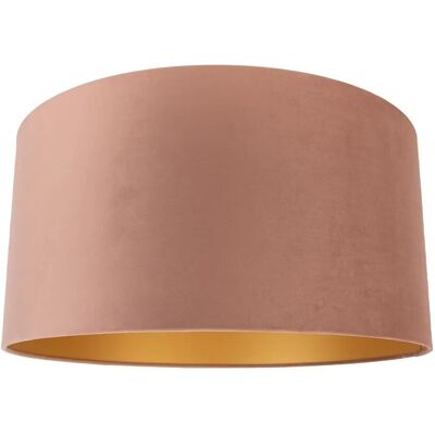 QAZQA Pink Velvet Pendant Lamp Shade QAZQA Pink Velvet Pendant Lamp Shade