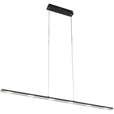 Lámpara colgante moderna ajustable negra LED - Acero Lámpara colgante moderna ajustable negra LED - Acero