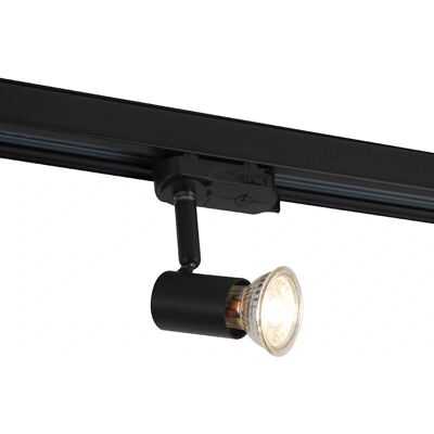 QAZQA - Trio Track Light Jeany - Modern - Aluminum Steel - Black - Adjustable Max 50W - Indoor QAZQA - Trio Track Light Jeany - Modern - Aluminum Steel - Black - Adjustable Max 50W - Indoor