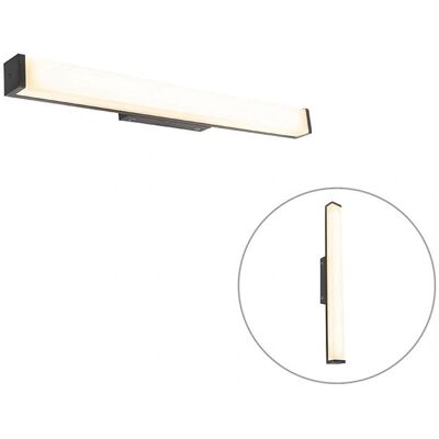 QAZQA Modern Black Bathroom Wall Light - Cascada - IP44 QAZQA Modern Black Bathroom Wall Light - Cascada - IP44
