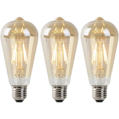 LUEDD Gold LED Bulb Set - Light/Dark Sensor - 4W 400lm 2200K LUEDD Gold LED Bulb Set - Light/Dark Sensor - 4W 400lm 2200K
