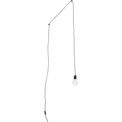 Qazqa Black Pendant Lamp - Adjustable Brightness - Pendant Light Qazqa Black Pendant Lamp - Adjustable Brightness - Pendant Light