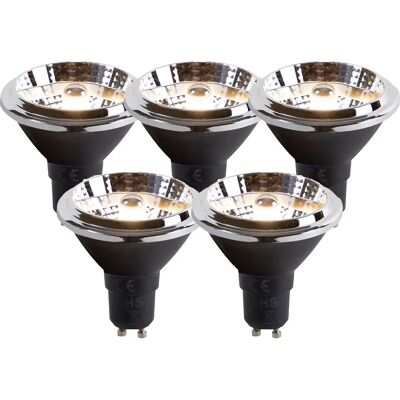 LUEDD Set de 5 bombillas LED GU10 AR70 6W 2000K-3000K Regulable - Bombilla LED LUEDD Set de 5 bombillas LED GU10 AR70 6W 2000K-3000K Regulable - Bombilla LED