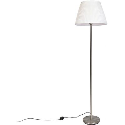 Qazqa Lampada da terra bianco 45cm - Elegante, Regolabile, E27 - Interni Qazqa Lampada da terra bianco 45cm - Elegante, Regolabile, E27 - Interni