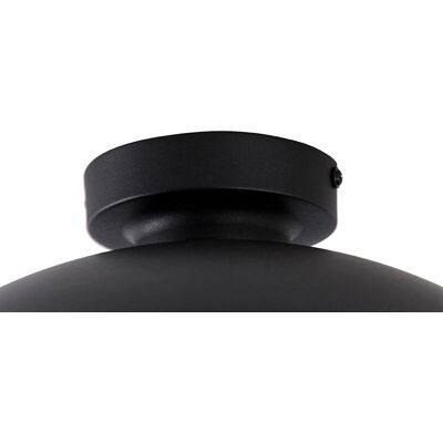 Qazqa Lampada da Soffitto Industriale - 42cm nero/oro - Adatta LED Qazqa Lampada da Soffitto Industriale - 42cm nero/oro - Adatta LED