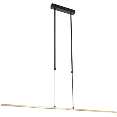 QAZQA - Modern Pendant Gold & Black - 25W LED QAZQA - Modern Pendant Gold & Black - 25W LED