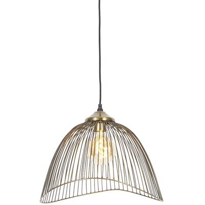 Qazqa - Elegant Brass Pendant Light 39.8cm - Adjustable Height Qazqa - Elegant Brass Pendant Light 39.8cm - Adjustable Height
