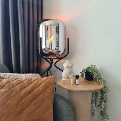 QAZQA Floor Lamp - Black, Adjustable WiFi, 1800K-3000K - Light QAZQA Floor Lamp - Black, Adjustable WiFi, 1800K-3000K - Light