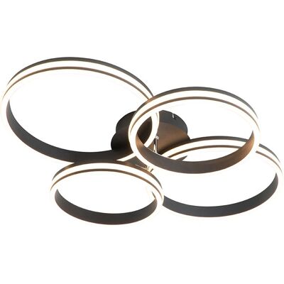 Lámpara de Techo Negra con LED - Regulable en 3 pasos - Navara Lámpara de Techo Negra con LED - Regulable en 3 pasos - Navara