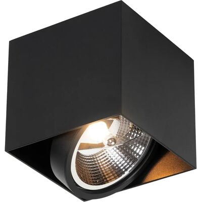 Faretto incasso quadrato nero Qazqa - Illuminazione interna Faretto incasso quadrato nero Qazqa - Illuminazione interna