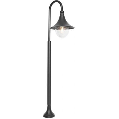 Qazqa Lanterna da esterno classica nera 125 cm IP44 Qazqa Lanterna da esterno classica nera 125 cm IP44