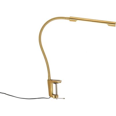 Lámpara de escritorio moderna de latón con LED y regulador táctil - Lionard Lámpara de escritorio moderna de latón con LED y regulador táctil - Lionard
