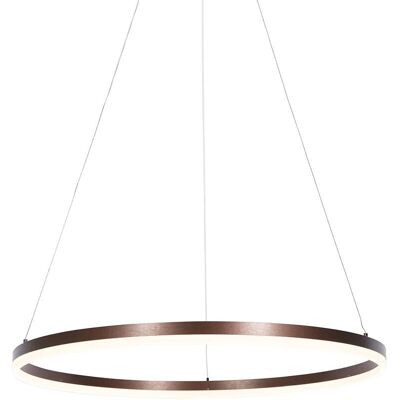 QAZQA Lámpara Colgante Anello Bronce - Moderna, 80cm QAZQA Lámpara Colgante Anello Bronce - Moderna, 80cm