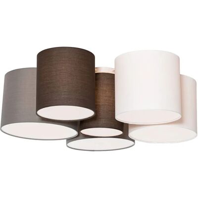 Lampada da Soffitto Multicolore 6 Luci - Design Moderno Lampada da Soffitto Multicolore 6 Luci - Design Moderno