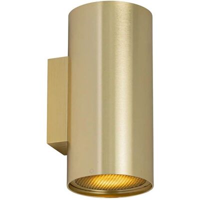 Lámpara de Pared Dorada Redonda Qazqa - 2 Luces - Compatible con LED Max 2 x 10W Lámpara de Pared Dorada Redonda Qazqa - 2 Luces - Compatible con LED Max 2 x 10W