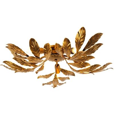Qazqa Lumière de plafond vintage or vieilli - 5 lumières - 70cm - Publicité Qazqa Lumière de plafond vintage or vieilli - 5 lumières - 70cm - Publicité