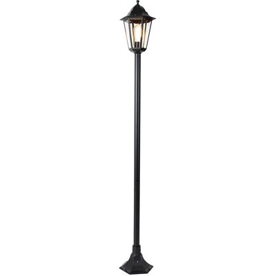 QAZQA Lámpara de pie exterior negra - 170cm - WiFi ST64 - New Orleans QAZQA Lámpara de pie exterior negra - 170cm - WiFi ST64 - New Orleans