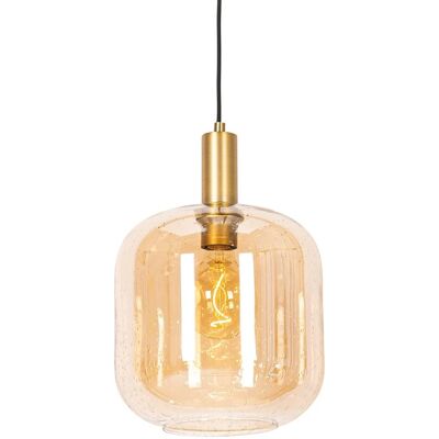 QAZQA Lampe suspendue Zuzanna Orange - Réglable & Dimmable - Publicité QAZQA Lampe suspendue Zuzanna Orange - Réglable & Dimmable - Publicité