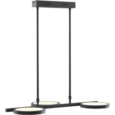 Lámpara colgante moderna negra QAZQA con LED regulable - Vibe Lámpara colgante moderna negra QAZQA con LED regulable - Vibe