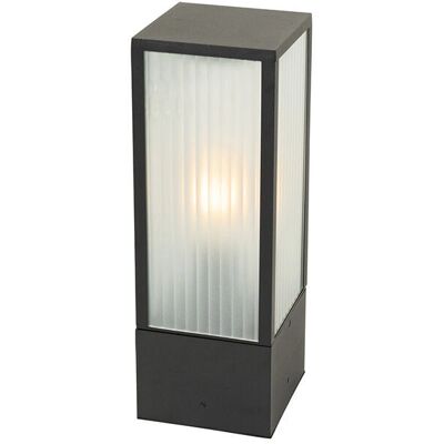 Lámpara de pie exterior QAZQA - Charlois - Negro - IP44 Lámpara de pie exterior QAZQA - Charlois - Negro - IP44