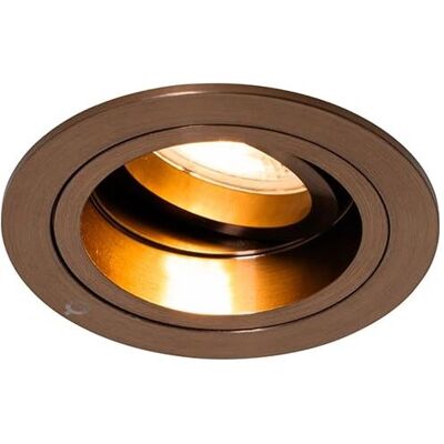 QAZQA - Einbauspot - Bronze - Verstellbar - Aluminium QAZQA - Einbauspot - Bronze - Verstellbar - Aluminium