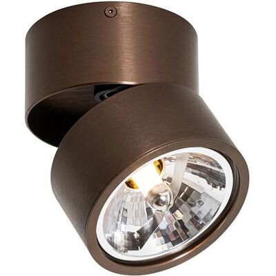 Qazqa Foco de Techo Ajustable en Bronce Moderno G9 Qazqa Foco de Techo Ajustable en Bronce Moderno G9