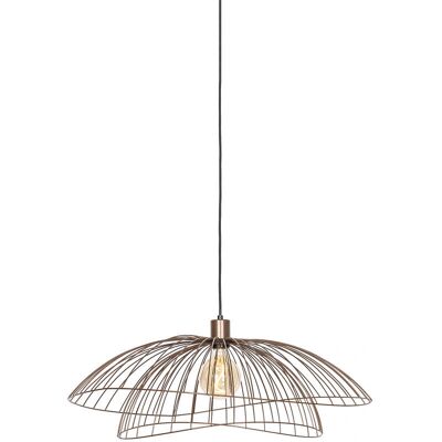 QAZQA Lámpara Colgante de Diseño Bronce - Ajustable, E27, 66cm QAZQA Lámpara Colgante de Diseño Bronce - Ajustable, E27, 66cm