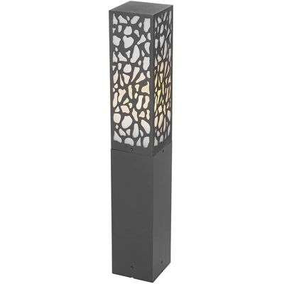 Lámpara de poste exterior negra Qazqa - 60cm IP44 - Iluminación moderna para jardín Lámpara de poste exterior negra Qazqa - 60cm IP44 - Iluminación moderna para jardín