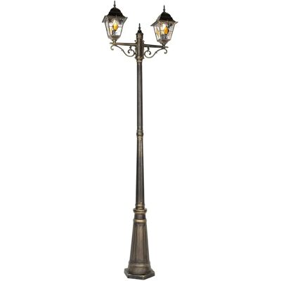 Lámpara de pie exterior Antigua - Vintage Bronce - 240cm Lámpara de pie exterior Antigua - Vintage Bronce - 240cm