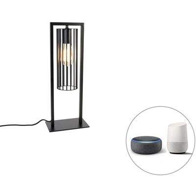 Balenco Wazo Lámpara de Mesa Negra Inteligente de Acero - Diseño Moderno Balenco Wazo Lámpara de Mesa Negra Inteligente de Acero - Diseño Moderno