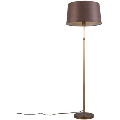 QAZQA Lámpara de pie moderna bronce marrón Wi-Fi E27 45cm QAZQA Lámpara de pie moderna bronce marrón Wi-Fi E27 45cm